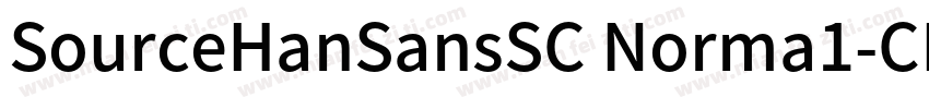 SourceHanSansSC Norma1-CBpC-EUC-H字体转换